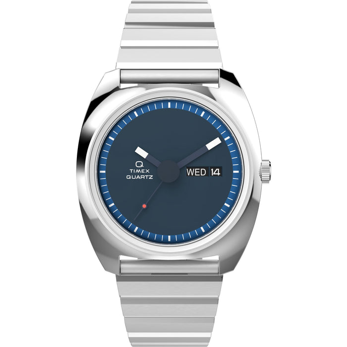Timex Q-Timex 1975 Enigma Reissue 37mm Stainless Steel Bracelet Men's Watch, TW2W59800UJ