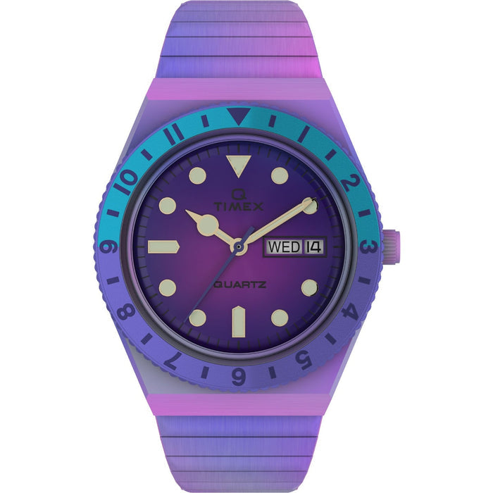 Timex Q-Timex 36mm Stainless Steel Expansion Band Women's Watch, TW2V92200UJ