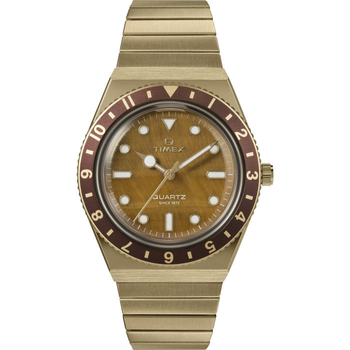 Timex Q-Timex 36mm Stainless Steel Expansion Band Women's Watch, TW2V92500UJ