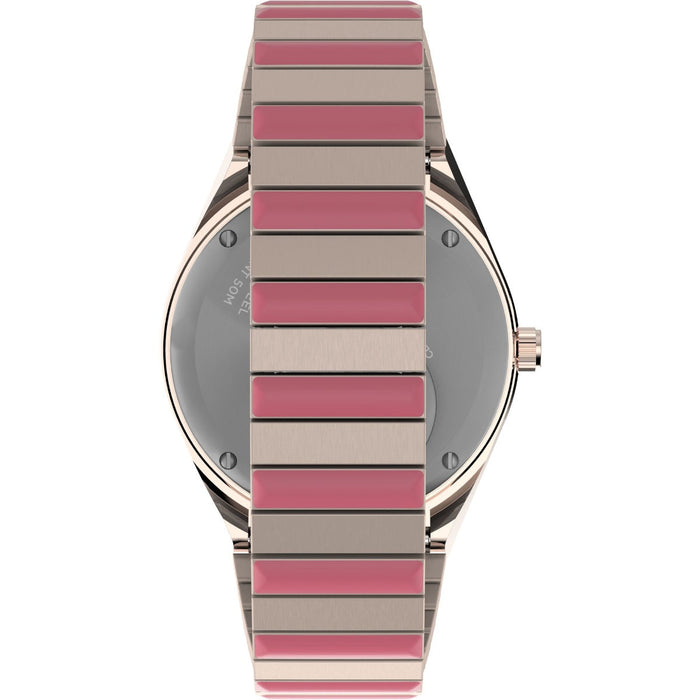 Timex Q-Timex 36mm Stainless Steel Expansion Band Women's Watch, TW2W41000UJ