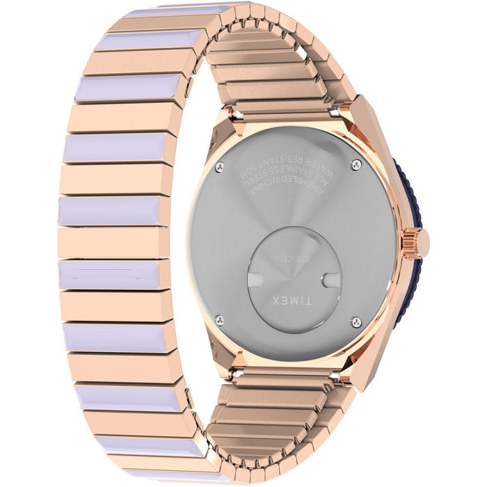 Timex Q-Timex 36mm Stainless Steel Expansion Band Women's Watch, TW2W87700UJ
