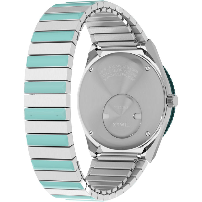 Timex Q-Timex 36mm Stainless Steel Expansion Band Women's Watch, TW2W87800UJ