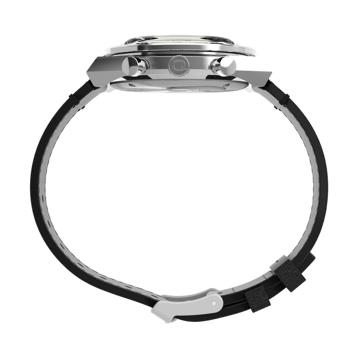 Timex Q-Timex Chronograph 40mm Leather Strap Men's Watch, TW2V42700U9