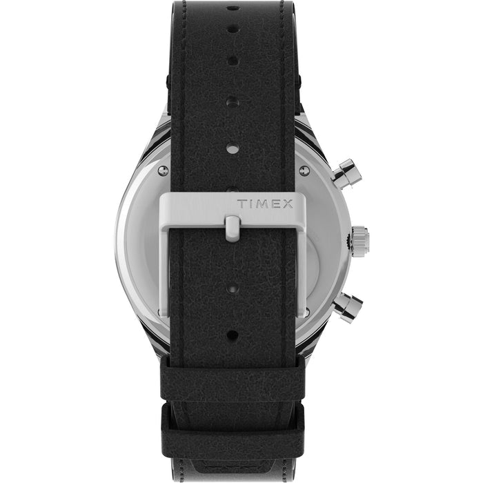 Timex Q-Timex Chronograph 40mm Leather Strap Men's Watch, TW2V42700U9
