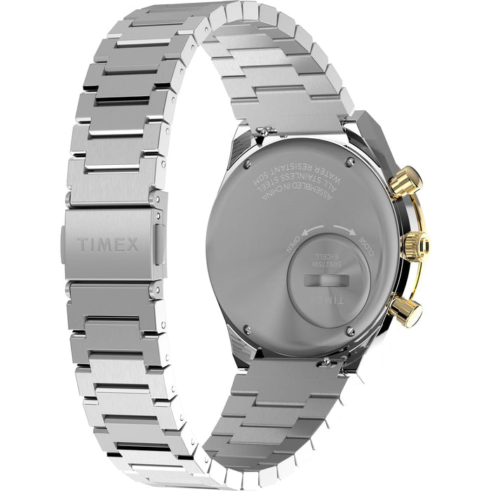 Timex Q-Timex Chronograph 40mm Stainless Steel Bracelet Men's Watch, TW2W64200UJ
