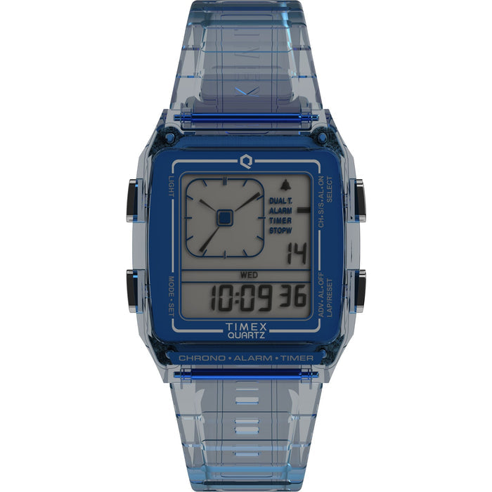 Timex Q-Timex LCA 35mm Resin Strap Unisex Watch, TW2W45100UJ