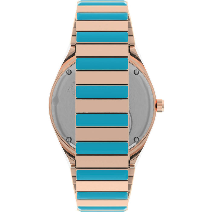 Timex Q-Timex Malibu 36mm Stainless Steel Expansion Band Women's Watch, TW2U81500UJ