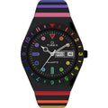 Timex Q-Timex Rainbow 36mm Stainless Steel Expansion Band Women's Watch, TW2V65900UJ