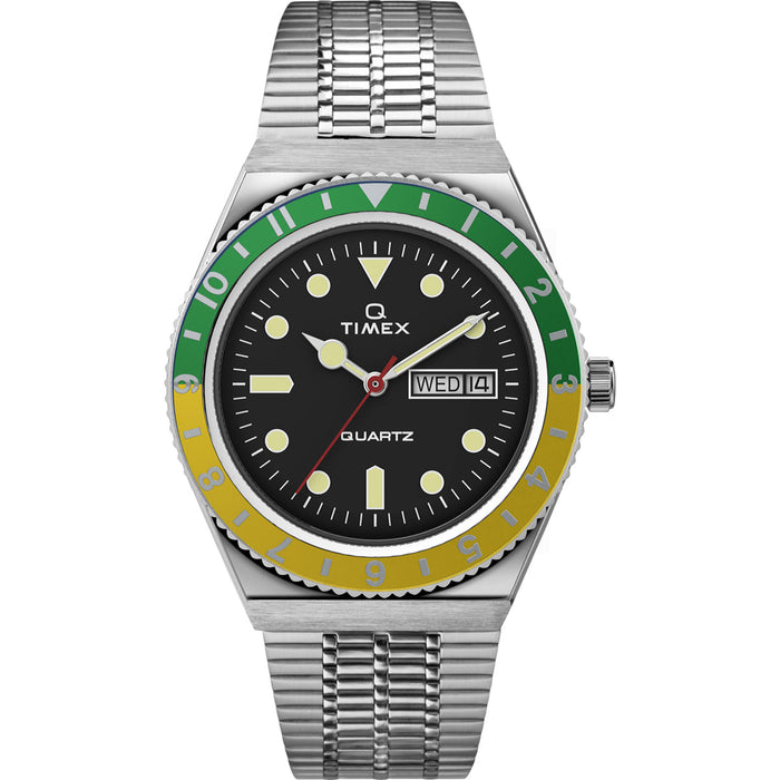Timex Q-Timex Reissue 38mm Stainless Steel Bracelet Men's Watch, TW2U61000U9