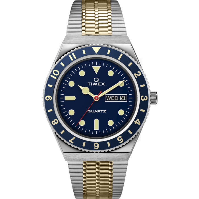 Timex Q-Timex Reissue 38mm Stainless Steel Bracelet Men's Watch, TW2V18400U9