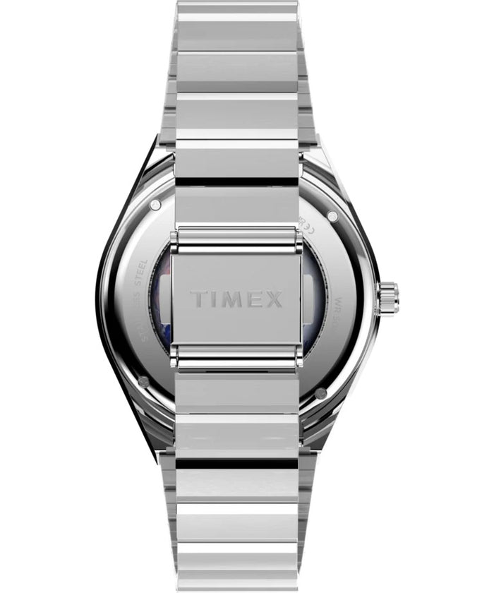 Timex Quartz Black Dial Multi-Function Stainless Steel Men's Watch, TW2Y56700UJ