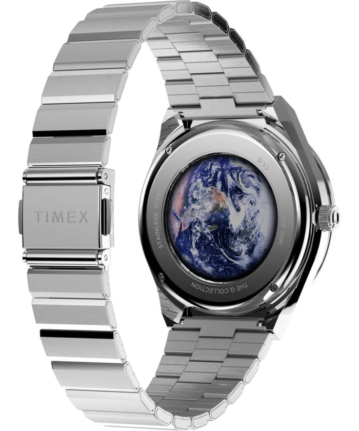 Timex Quartz Black Dial Multi-Function Stainless Steel Men's Watch, TW2Y56700UJ