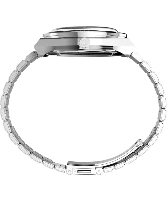 Timex Quartz Black Dial Multi-Function Stainless Steel Men's Watch, TW2Y56700UJ
