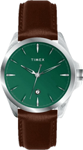 Timex Quartz Dial Analog Leather Men's Watch, TWTG12700