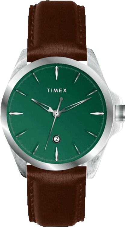Timex Quartz Dial Analog Leather Men's Watch, TWTG12700