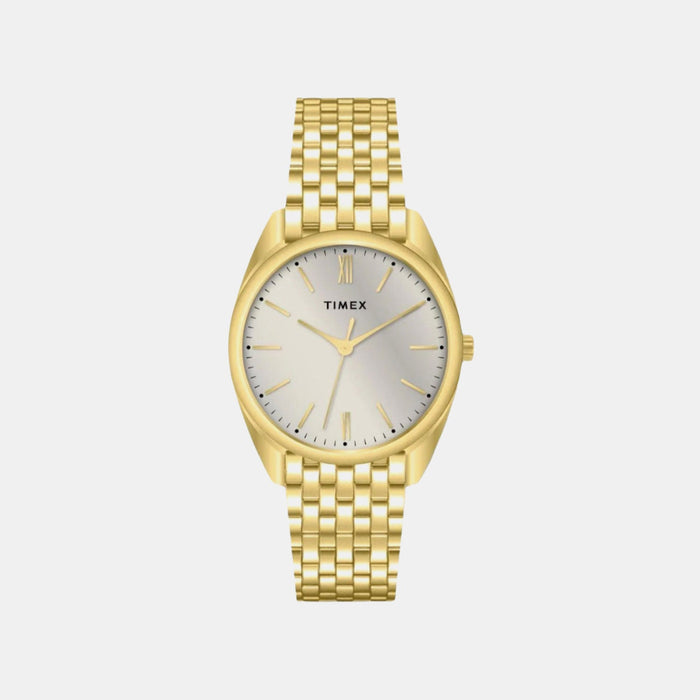 Timex Quartz Grey Dial Analog Stainless Steel Women's Watch, TWTL14101