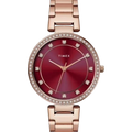 Timex Red Dial Women's Watch, TWEL18724
