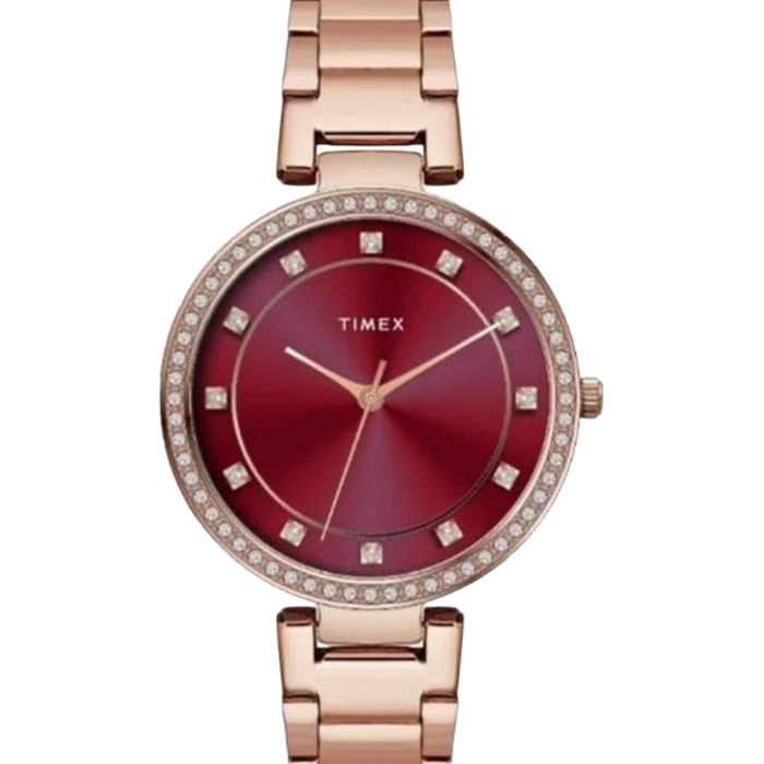 Timex Red Dial Women's Watch, TWEL18724