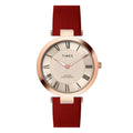 Timex Roman Rose Gold Dial Analog Women's Watch, TWEL19211