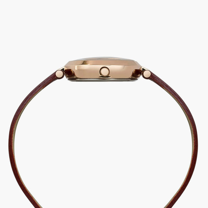 Timex Roman Rose Gold Dial Analog Women's Watch, TWEL19211