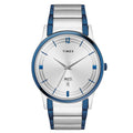 Timex Silver Dial Analog Stainless Steel Men's Watch, TW000R467