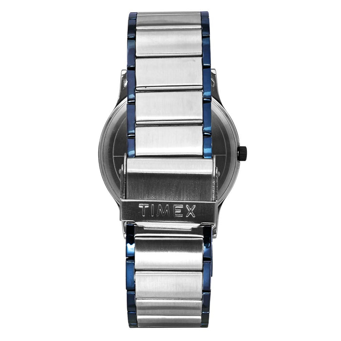 Timex Silver Dial Analog Stainless Steel Men's Watch, TW000R467
