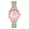 Timex Square 29mm Pink Dial Analog Women's Watch, TWEL27302