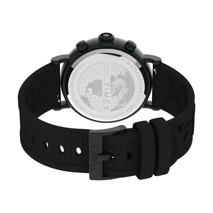 Timex Standard Tachymeter Chronograph 43mm Eco-Friendly Resin Strap Men's Watch, TW2V71900UJ