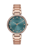 Timex Teal Dial Women's Watch, TWEL18727