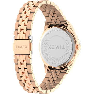 Timex Trend 36mm White Round Dial Analog Women's Watch, TW2W32200UJ