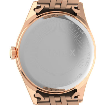 Timex Trend 36mm White Round Dial Analog Women's Watch, TW2W32200UJ