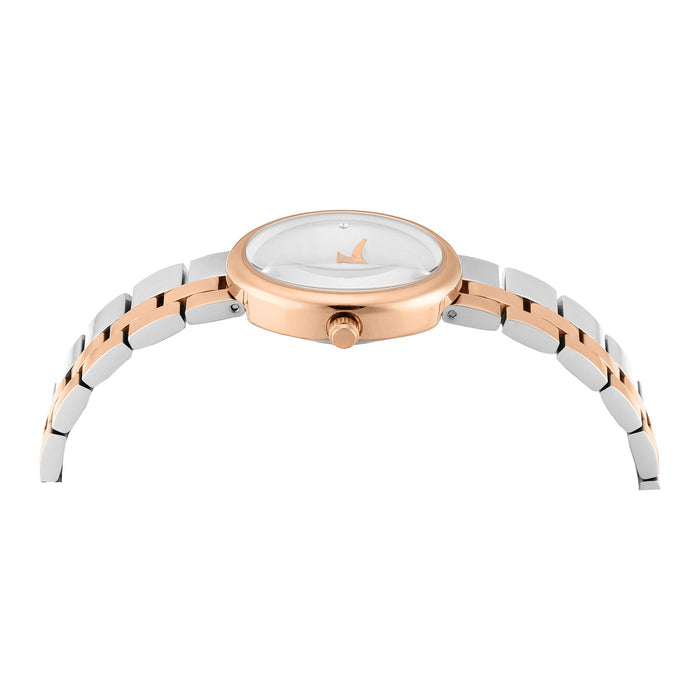 Timex Trendline Oval 23mm Silver Dial Analog Women's Watch, TWEL27101
