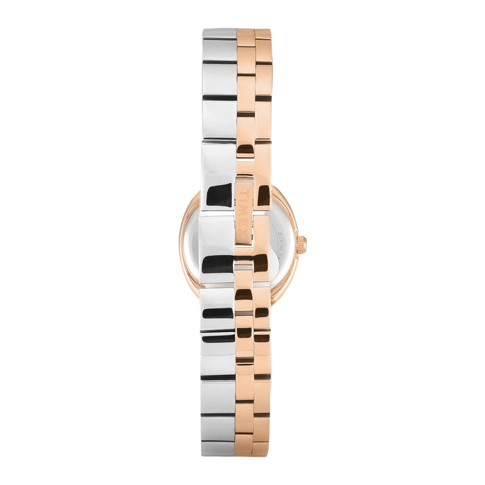 Timex Trendline Oval 23mm Silver Dial Analog Women's Watch, TWEL27101