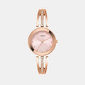 Timex Trendline Quartz Pink Dial Analog Brass Women's Watch, TWTL10323