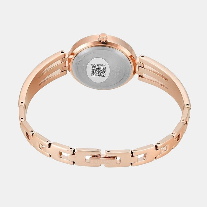 Timex Trendline Quartz Pink Dial Analog Brass Women's Watch, TWTL10323