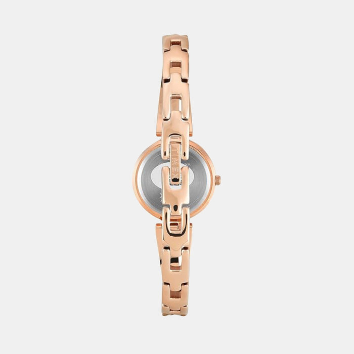 Timex Trendline Quartz Pink Dial Analog Brass Women's Watch, TWTL10323