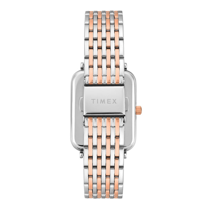 Timex Trendline Rectangle 30mm Brown Dial Analog Men's Watch, TWEG34601