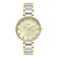 Timex Trendline Round 21mm Champagne Dial Analog Women's Watch, TWEL18711
