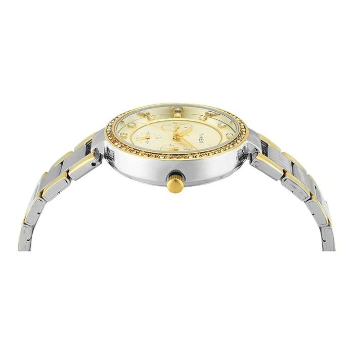 Timex Trendline Round 21mm Champagne Dial Analog Women's Watch, TWEL18711
