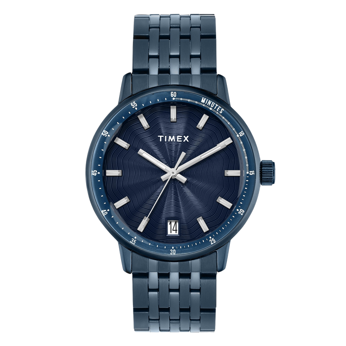 Timex Trendline Round 41mm Blue Dial Analog Men's Watch, TWEG25412