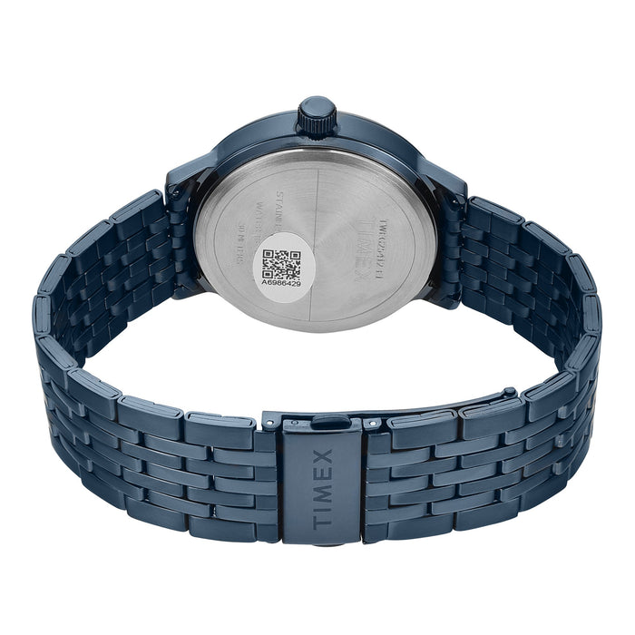 Timex Trendline Round 41mm Blue Dial Analog Men's Watch, TWEG25412
