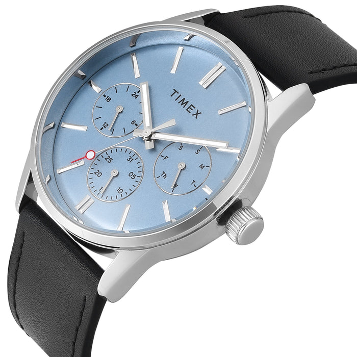 Timex Trendline Round 41mm Blue Dial Analog Men's Watch, TWEG25514