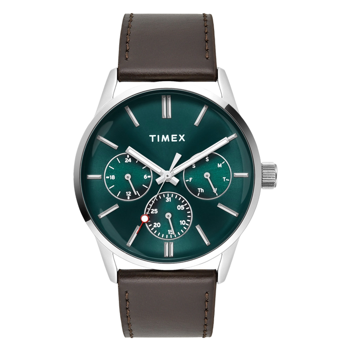 Timex Trendline Round 41mm Teal Dial Analog Men's Watch, TWEG25513
