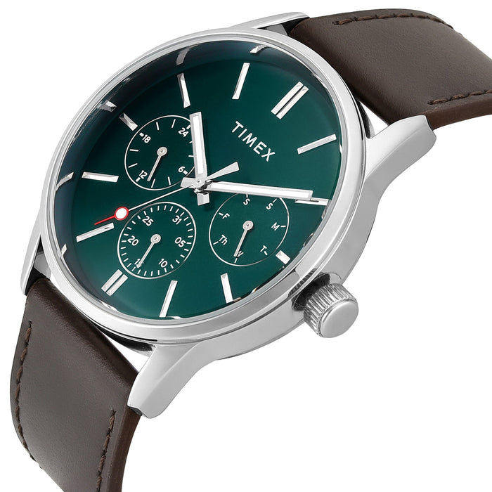 Timex Trendline Round 41mm Teal Dial Analog Men's Watch, TWEG25513