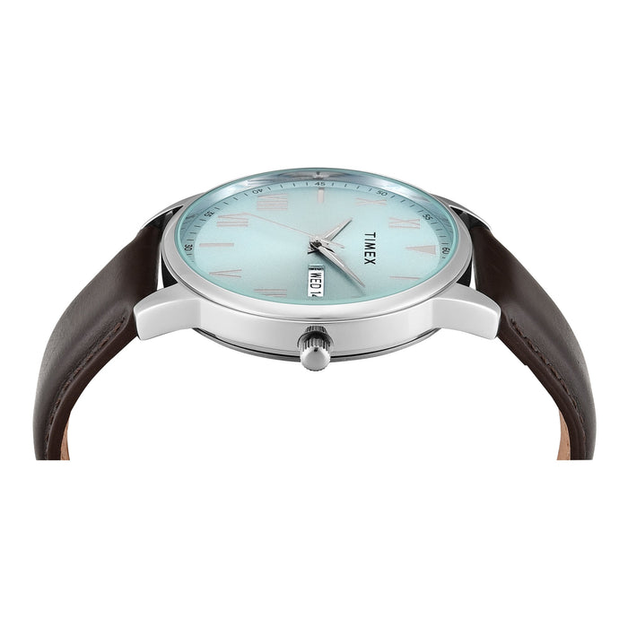 Timex Trendline Round 43mm Blue Dial Analog Men's Watch, TWTG12113
