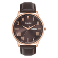 Timex Trendline Round 43mm Brown Dial Analog Men's Watch, TWTG12114