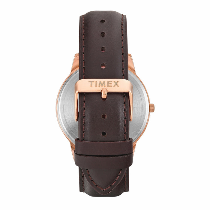 Timex Trendline Round 43mm Brown Dial Analog Men's Watch, TWTG12114