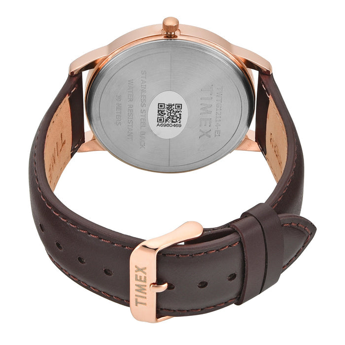 Timex Trendline Round 43mm Brown Dial Analog Men's Watch, TWTG12114