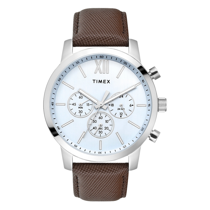 Timex Trendline Round 45mm Blue Dial Analog Men's Watch, TWEG32200
