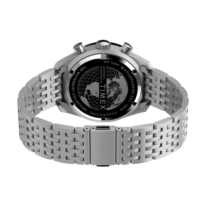 Timex Waterbury Chronograph 41mm Stainless Steel Bracelet Men's Watch, TW2V42400UJ